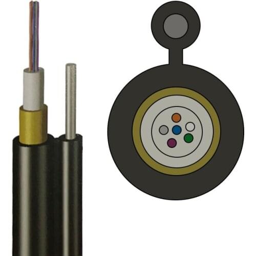 Outdoor 6 core performance GYFXTC8Y single mode fiber optic cable price