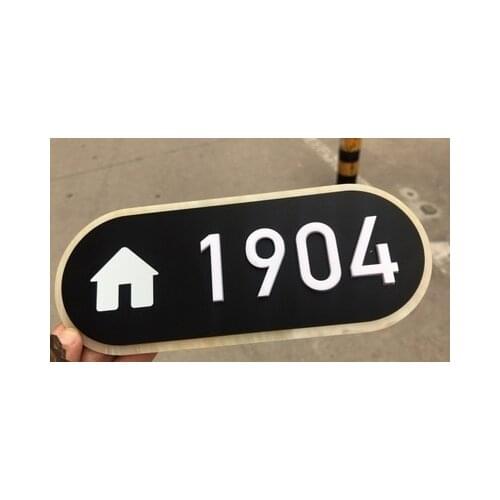 House number plate home hotel guesthouse apartment dormitory guest house house number custom room card digital sticker door