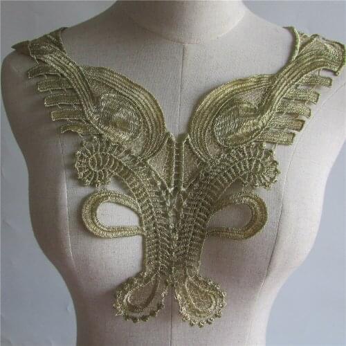 New style Smbroidery Lace DIY Lace Neckline Openwork Collar Sewing Decals Decorative Clothing Accessories Fabric Embellishment