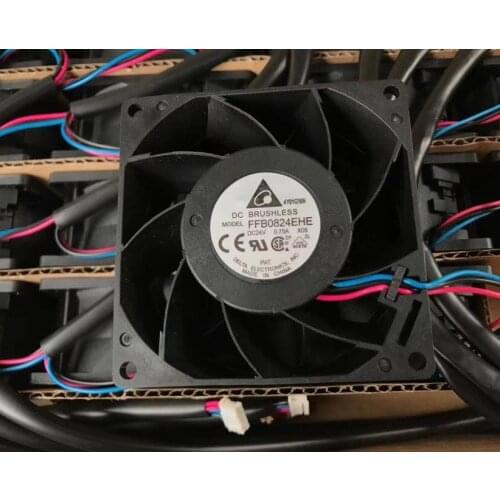 New DELTA FFB0824EHE 8038 8cm 24V 0.75A three line double ball inverter fan