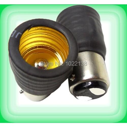 10pcs/lot B15 B15d BA15d 1157 lamp socket holder convert to E17 screw lamp base holder converter adapter