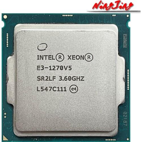 Intel Xeon E3-1270 v5 E3 1270v5 E3 1270 v5 3.6 GHz Quad-Core Eight-Thread CPU Processor 80W LGA 1151