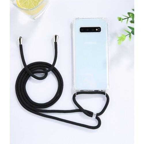 Strap Cord Chain Phone Tape Necklace Lanyard Mobile Phone Case for Carry to Hang For SAMSUNG S20 ultra S11 plus s11e s10e S10