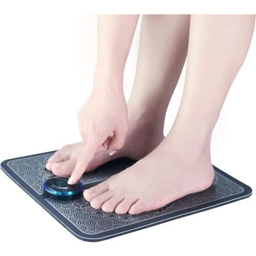 Electric Foot Massager Intelligent EMS Foot Massage Relaxation Mat Therapy Instrument Pulse Acupuncture Improve BloodCirculation
