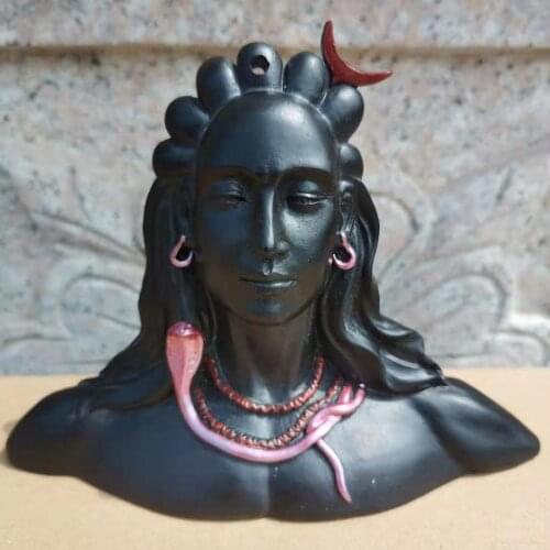 Resin Hanging Indian Head Statue Figurine Sculpture Living Room Shop Decoration Cultural Heritage History Figurine