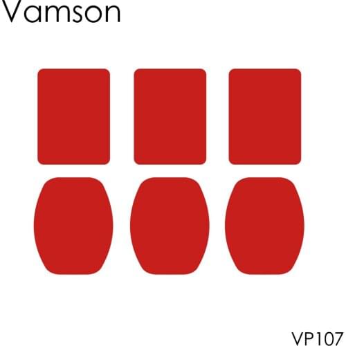 Vamson for GoPro hero 7 6 5 Accessories 6/12 Pcs 3M Adhesive Sticky Surface Curved Flat for insta360 one x for Xiaomi yi VP107