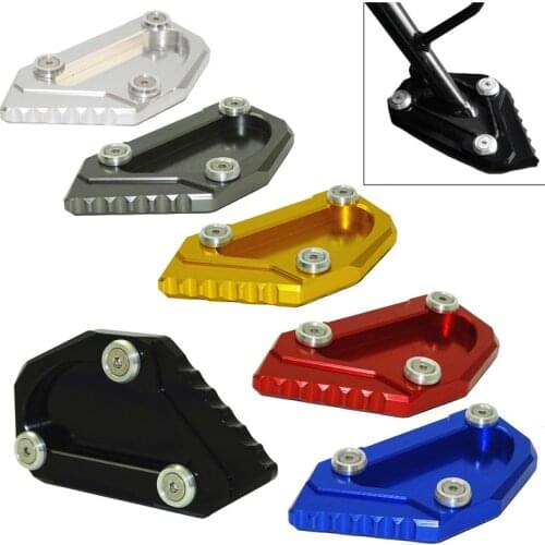 Kickstand Side Stand Extension Enlarger Plate Pad for YAMAHA V-Strom VStrom DL 650 DL650 2004 2005 2006 2007 2008 2009 2010 2011