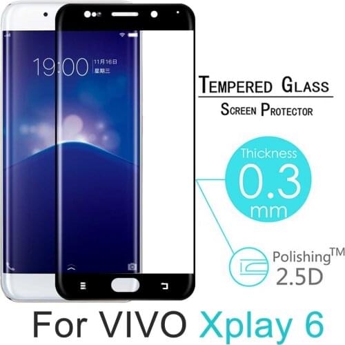 For Vivo Xplay 6 Tempered Glass Original 9H 3D Full Cover Precise Explosion-proof Screen Protector Film For Vivo Xplay6 Xplay 6