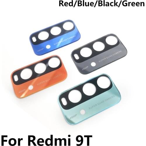 New Camera Glass Lens Back Rear Camera Glass Lens with Glue For Xiaomi Redmi 9T Replacement Repair Spare Parts