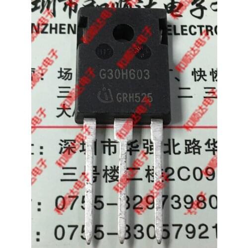 10pcs/lot G30H603 IGW30N60H3 New stock TO-247 600V 30A
