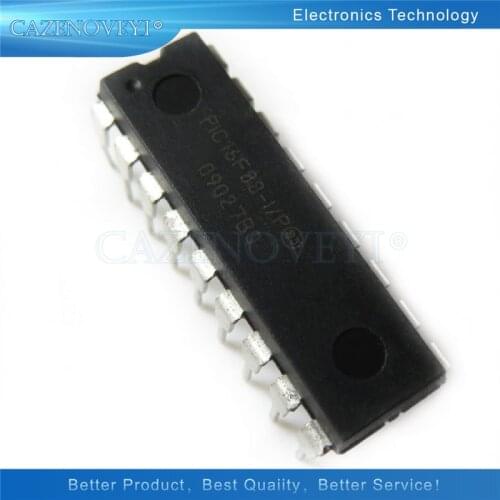 10pcs/lot PIC16F88-I/P PIC16F88 DIP-18 In Stock