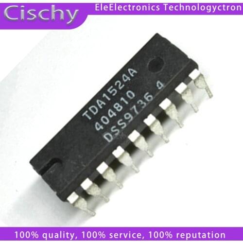10pcs TDA1524A TDA1524 DIP-18 Stereo-tone/volume control circuit In Stock