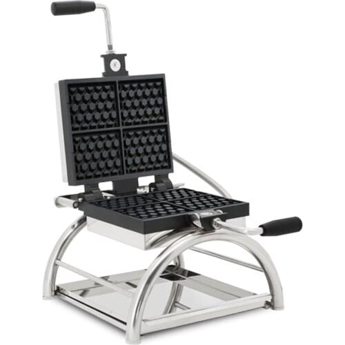 2019 commercial new design rotary Most popular mini honeycomb bubble waffle maker with CE for sale