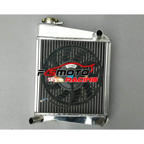 40MM Aluminum Radiator For Austin Rover Mini Cooper S 1275 GT SPI NIB 1.3L MT 1992 - 1997 & OR With FAN 1993 1994 1995 1996
