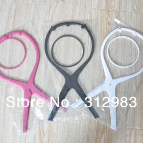 Freeshipping--5pcs/lot HARD plastic wig stands for dry/style/combing wigs--not easy to break 10 colors