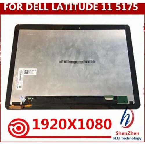 For Dell Latitude 11 5175 5179 Tablet FHD 10.8" Touchscreen LED LCD Screen Display Assembly NTM4J 0NTM4J Without Frame