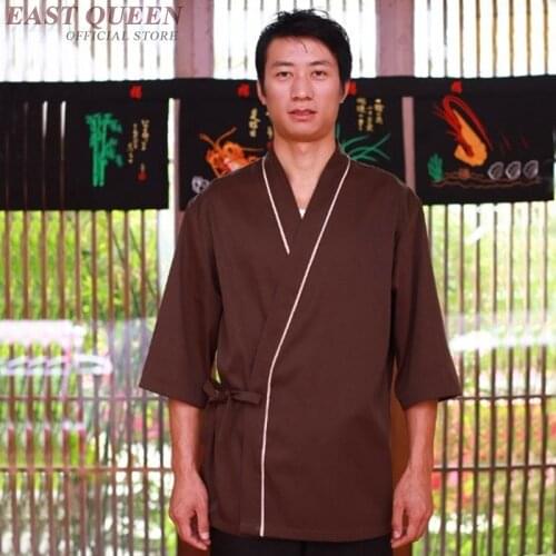 Japanese restaurant uniforms Sushi costume sushi chef uniform accessories chef jackt waiter waitress catering clothing DD1029