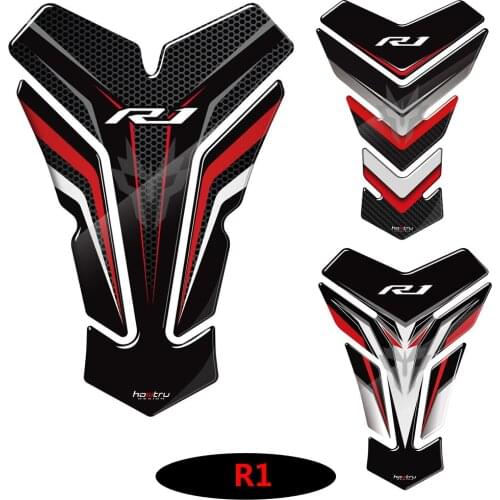 For Yamaha R1 YZF-R1 Tankpad 3D Motorcycle Tank Pad Protector