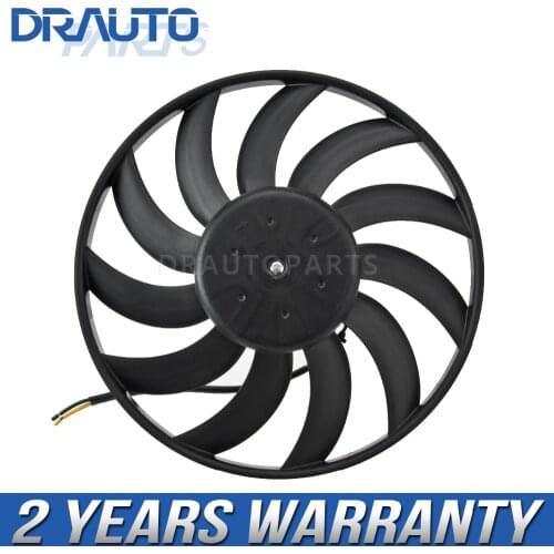 Left Big Main Radiator Cooling Fan Motor Assembly 4F0959455 For Audi A6 04-11