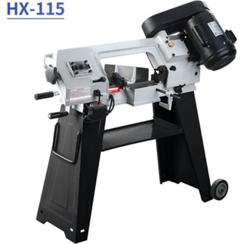 HX-115 Band Saw Machine Steel Cutting Machine Household Angle Bevel Cutting Heavy-duty High-power Profile Metal Square Tube