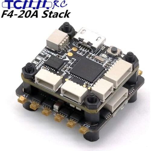 TCMMRC F4-20A Flight Controller Brushless ESC Flying stack ESC E2069 voltage 2-6 S Lipo for RC Drone FPV Racing 20x20mm