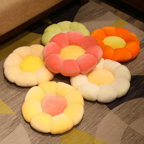 Round Pouf Tatami Cushion Pillow Floor Cushions Soft Seat Pillow Pad Throw Pillow Cushion Home Sofa Tatami cushion 50x50cm