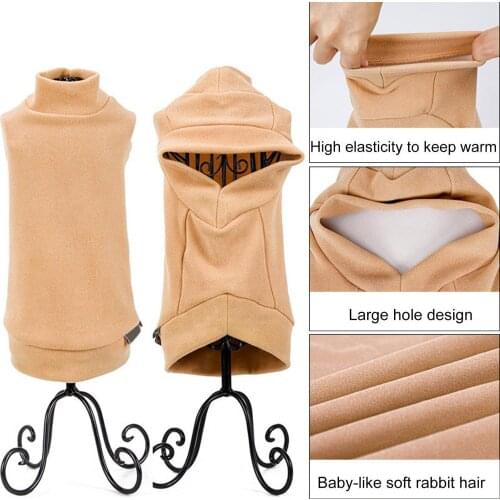 Cold Protection Non-sticky Pet Dogs Cats Sweater Clothes Dogs Supplies