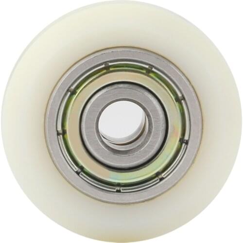 German IGUS TechI White Pulley V-groove Round Wheel Rollers Wear-Resistance for 3D Printer Creality Ender 3 CR-10 Series