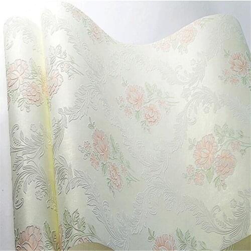 Beibehang Non-woven wallpaper roll European pastoral flower wallpaper home interior brick wallpaper 3d wallpaper for the kitchen