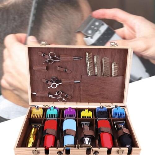 Barber Travel Case, Professional Barber Bag, Barber Tool Bag Barber Organizer Box for Clippers Scissor Clips Trimmer