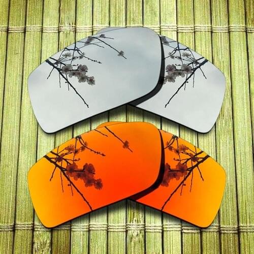 Polarized Replacement Lense For-Oakley Gascan Sunglasses Frame - Chrome & Red Combine Options