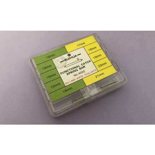 Free Shipping 1 Set 1.8 MM Stainless Steel Single Quick Release Spring Bar from 12 mm to 21 mm