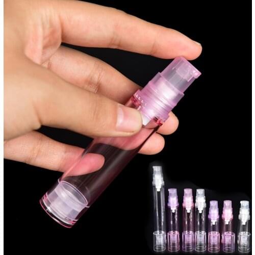 Hot 1pc 5/10/15ml Empty Airless Pump Bottles Cosmetic Lotion Container Travel Supplies 7 Styles