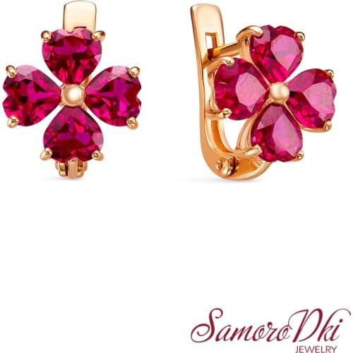 Серьги с камнями SamoroDki Jewelry China At AliExpress