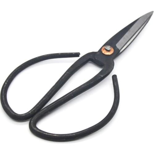 High quality carbon steel 148mm bonsai scissors copper rivet traditional household hand tool scissor