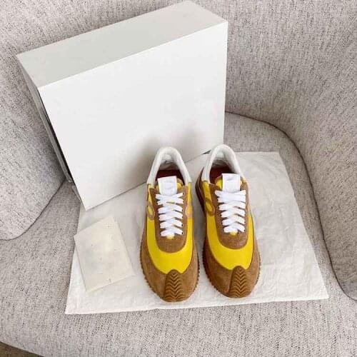 2021 new Forrest Gump de training shoes womens color matching thick soled interior high versatile sports fashion casual shoes