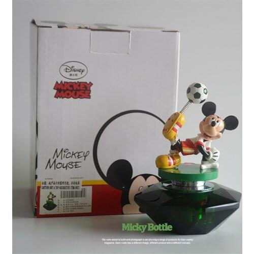 Disney 1piece 10cm mickey mouse collection figure toys mickey mouse home decoration toys with color box packing