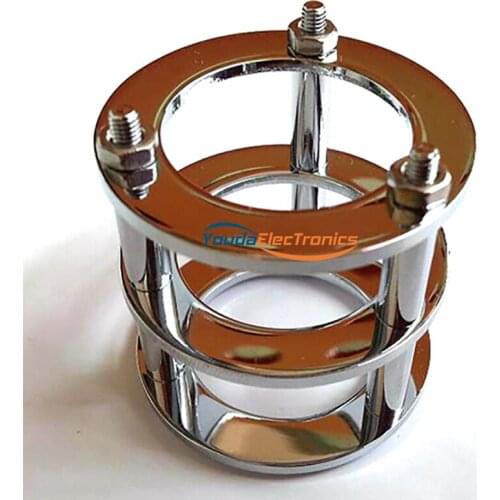 1pc Silver Plated AMP Tube Guard Protector Cover for 12AU7 12AX7 12AT7 6922 6N3 6N6