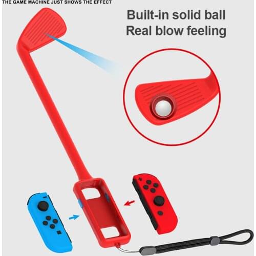 2pcs Golf Club Grip For Nintend For Switch Controller Game Console Gaming Handle Grips Console Accessories