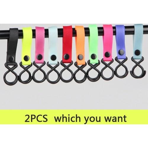 2Pcs Magic Stick Baby Stroller Accessories Hook Pram Pushchair Hanger Hanging Baby Car Carriage Hook 360 Rotation Hang hook