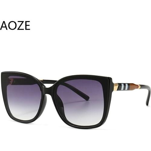 2020 Luxury Square Sunglasses Women Cat Eye Stripe Ultralight Vintage Glasses Frames Men Women Optical Fashion Computer Glasses