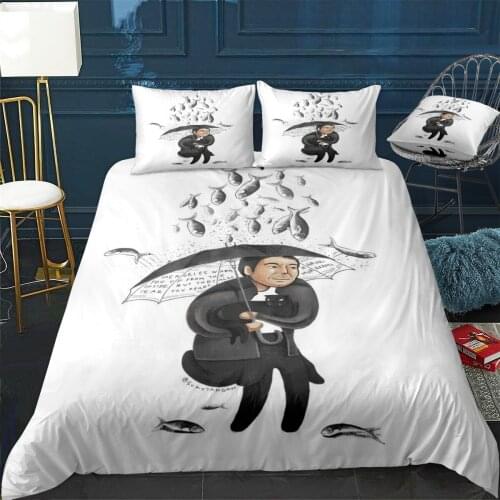 Haruki Murakami Duvet Cover Comfortable Quilt Home Decora Design Universal Bedding Set Bedclothes+Pillowcase 3pcs