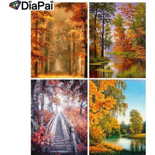 DIAPAI 5D DIY Diamond Painting 100% Full Square/Round Drill "Tree scenery" 3D Embroidery Cross Stitch Home Decor