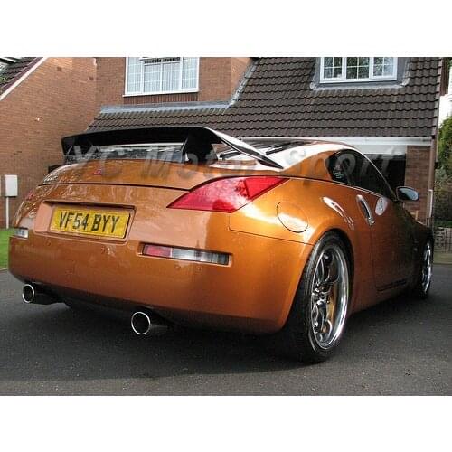 Car Accessories Carbon Fiber Rear Blade with FRP Base Fit For 2002-2008 350Z Z33 NI Version 1 Style Trunk Spoiler Wing