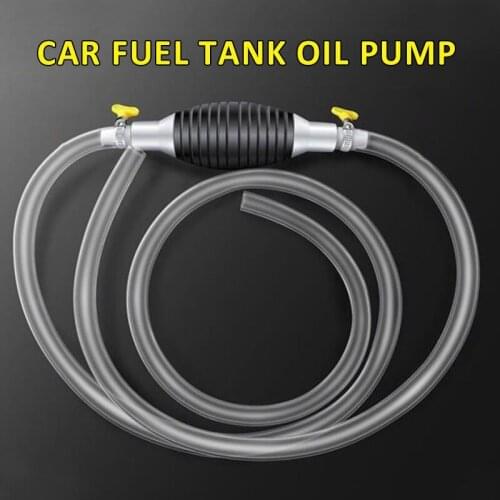 Car Fuel Tank Hose Liquid Transfer Manual Silicone Sucker Oil Pump Can Be Used To Change Water In Fish Tanks