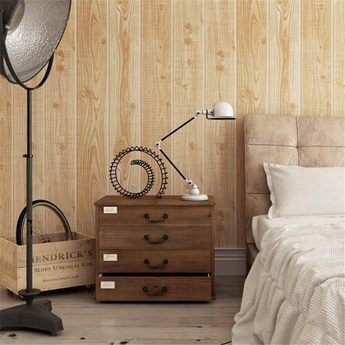 Beibehang Modern American wallpaper roll old wooden Vintage Wallpaper Rolls Wall Paper papier peint Mural wallpaper for walls 3d