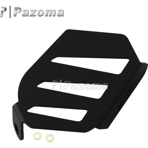 Black Aluminum Motorcycle Exhaust Flap Cover Protector Guard For BMW R1200GS LC 13-16 R1200GS ADV LC 14-16 R1200R R1200RS LC