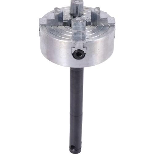Four Jaw Chuck Z011A for Metal Mini Lathe M12X1mm Threaded Back 1.8-56mm/12-65mm Mini Collet Lathe Accessory