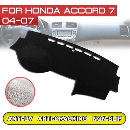 For Honda Accord 7th 2004 2005 2006 2007 Car Dashboard Mat Anti-dirty Non-slip Dash Cover Mat UV Protection Shade Sticker