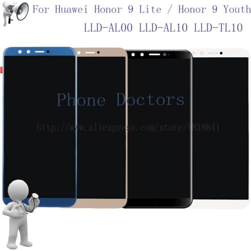 For Honor 9 Youth Edition Full LCD DIsplay+Touch Screen Digitizer Assembly For Huawei Honor 9 Lite LLD-L31 LLD-AL10 LLD-L22A